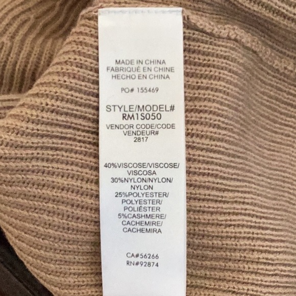 Splendid Cashmere Infused Rib Knit Pullover Sleeveless Stretch Tank in XS - Picture 8 of 9